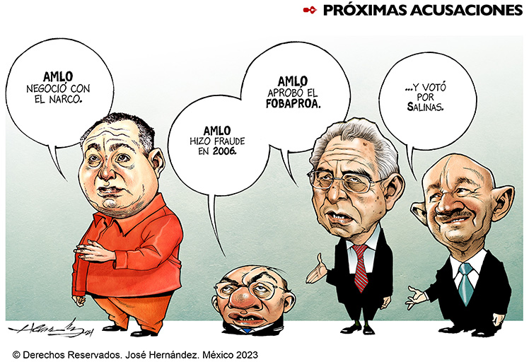 Próximas acusaciones